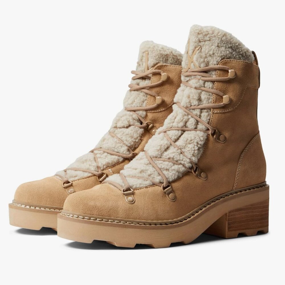 Calvin Klein Alaina Women's Faux Fur Lined Cold Weather Winter & Snow Boots